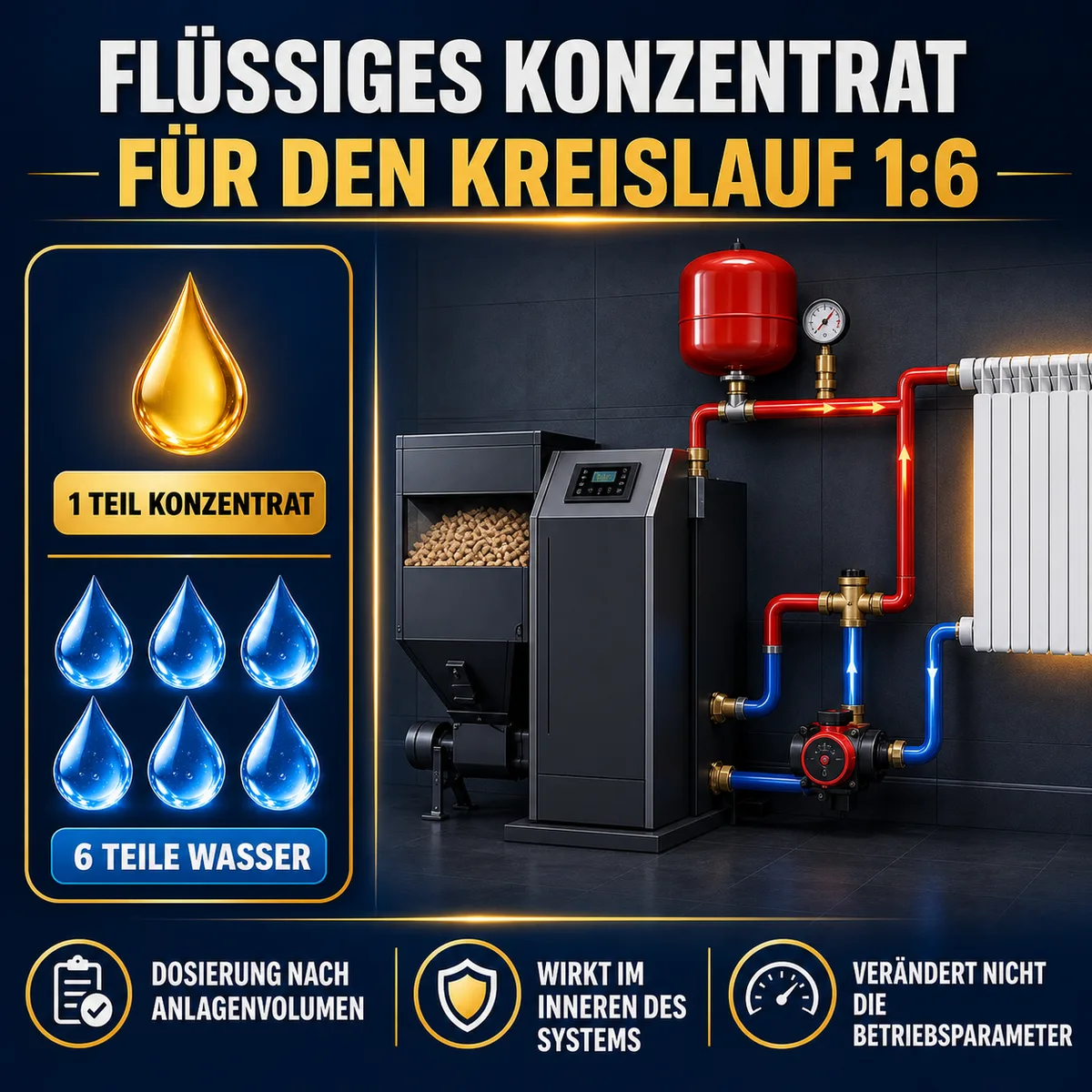 ESANDOL pro line Flüssiges Schmiermittel für Holzpelletkessel