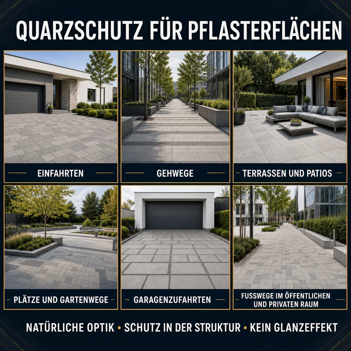 ESANDOL pro line Quarzbeschichtung Pflasterstein