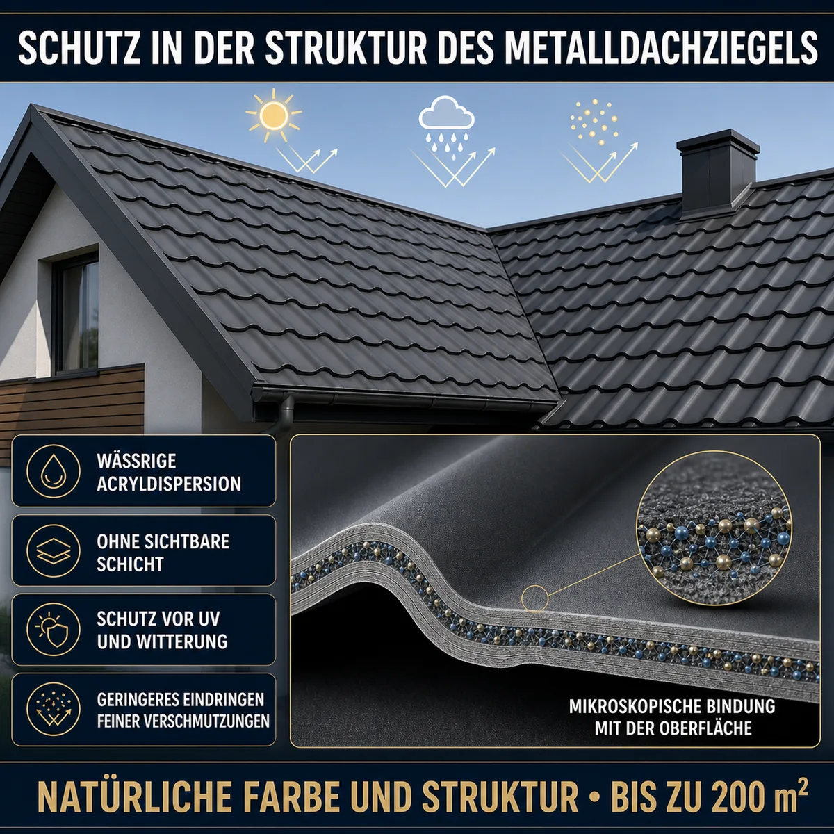 ESANDOL pro line Schutzschicht Metallziegel