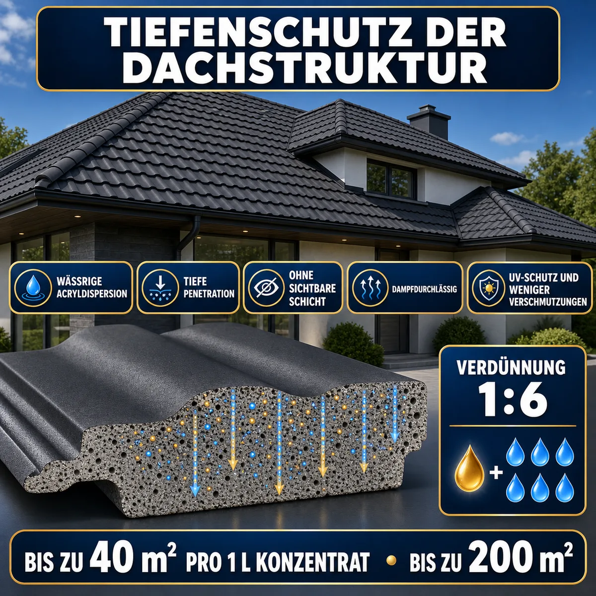 ESANDOL pro line Schutzschicht Dach