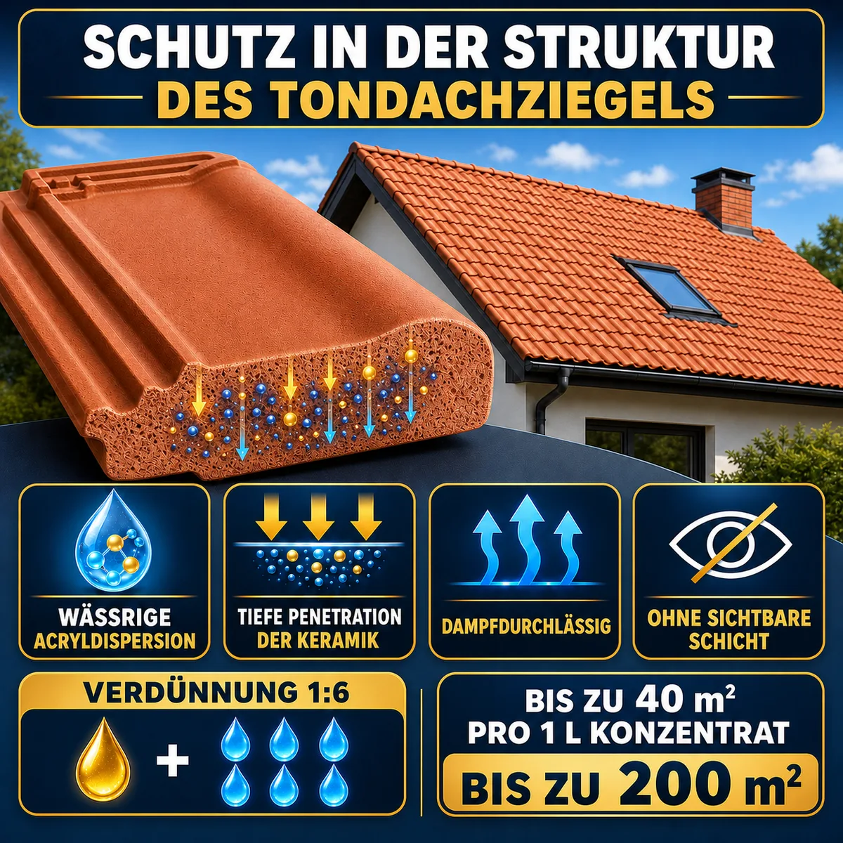 ESANDOL pro line Schutzschicht Keramikziegel