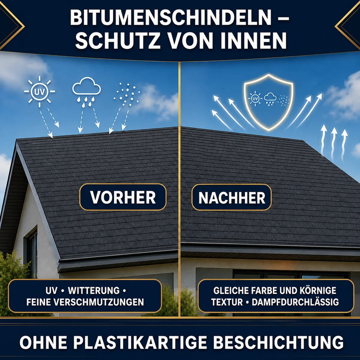 ESANDOL pro line Schutzschicht Bitumenschindel