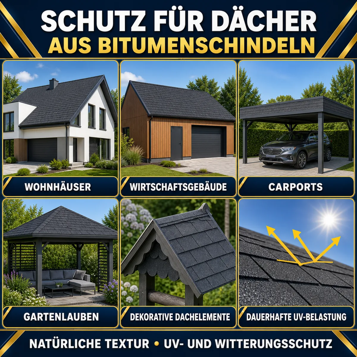 ESANDOL pro line Schutzschicht Bitumenschindel