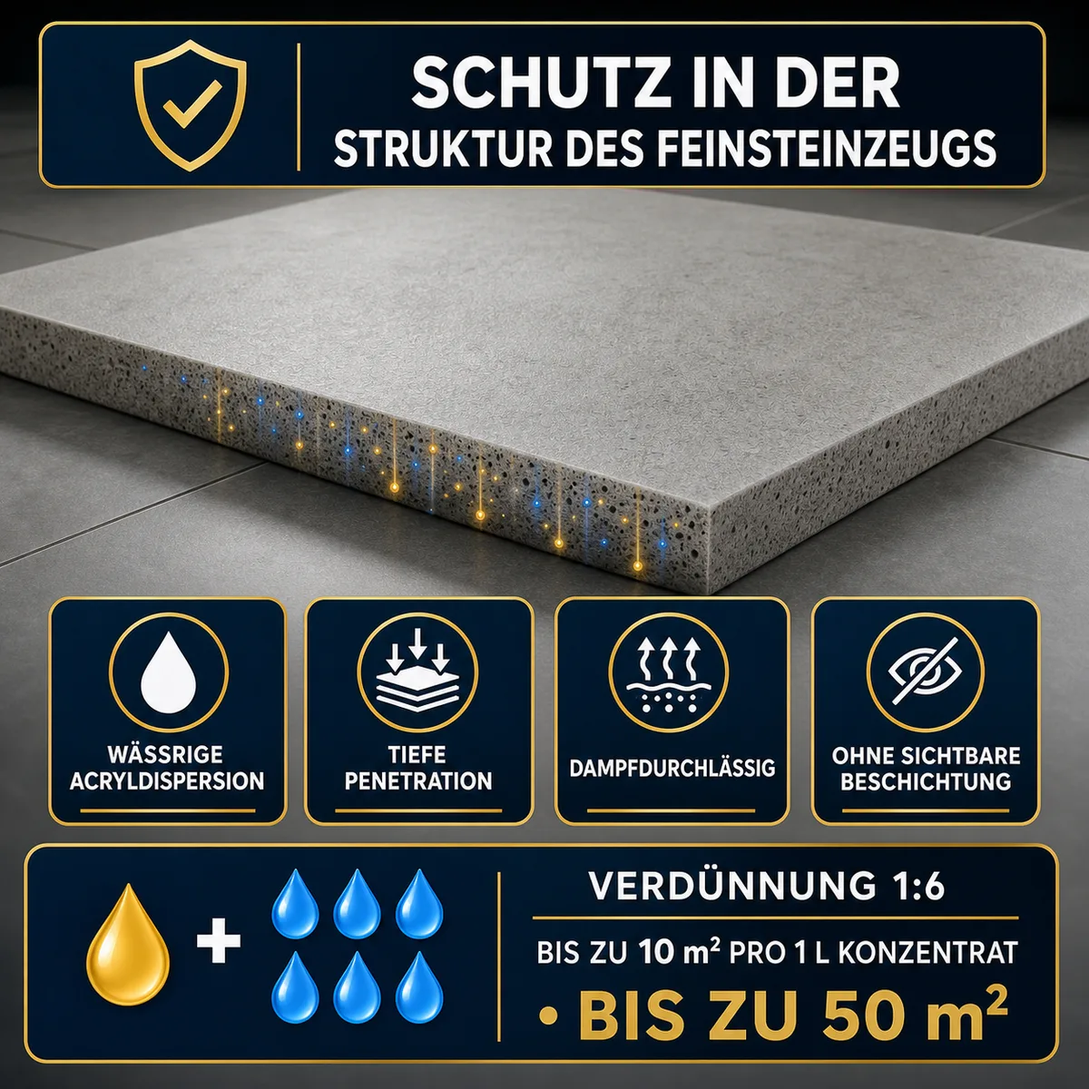 ESANDOL pro line Schutzschicht Feinsteinzeug