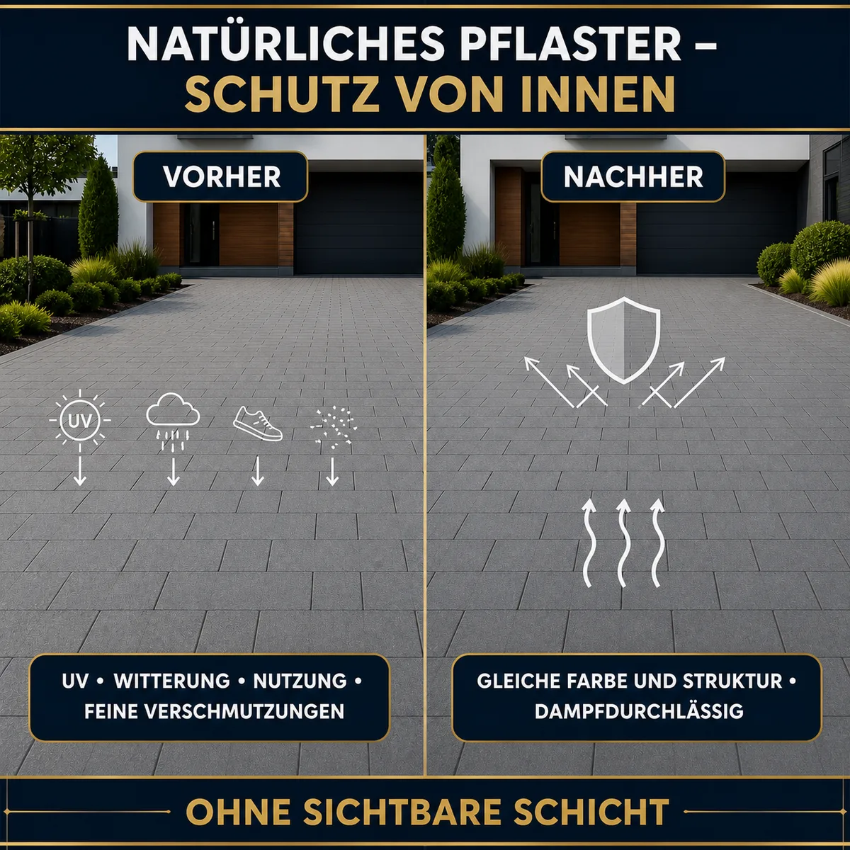 ESANDOL pro line Schutzschicht Pflasterstein