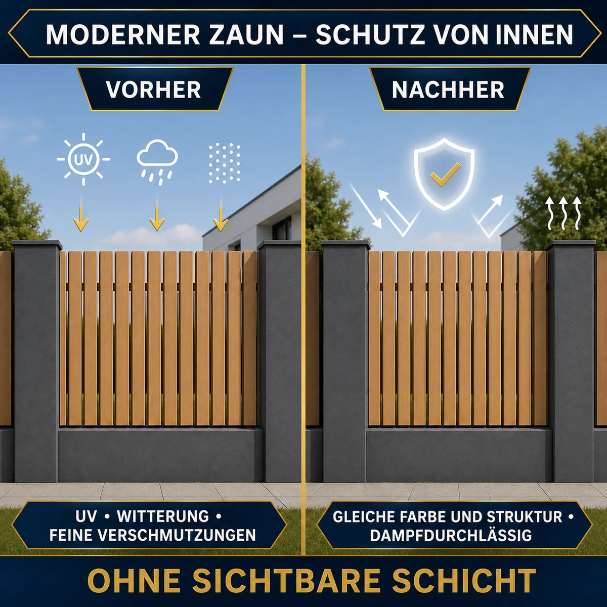 ESANDOL pro line Schutzschicht Zaun