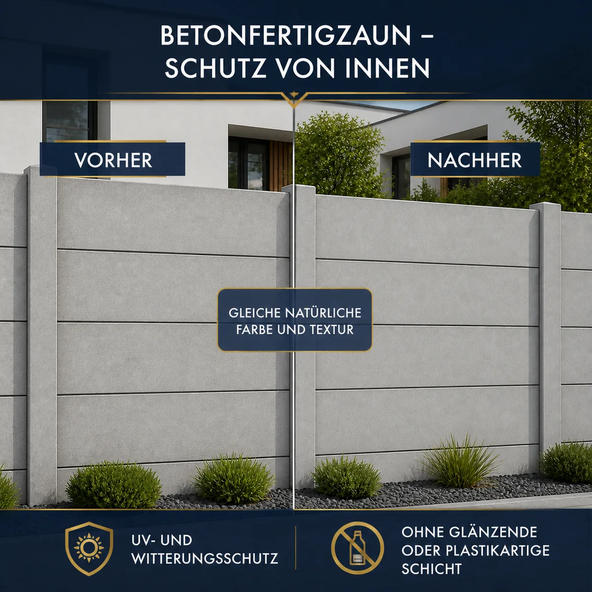 ESANDOL pro line Schutzschicht Fertigzaun