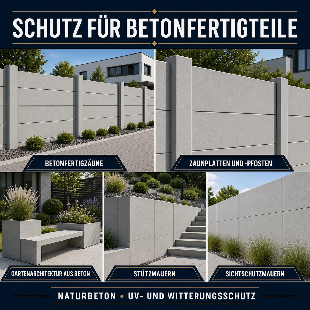 ESANDOL pro line Schutzschicht Fertigzaun