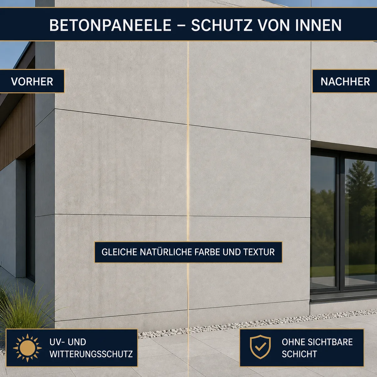 ESANDOL pro line Schutzschicht Betonpaneele