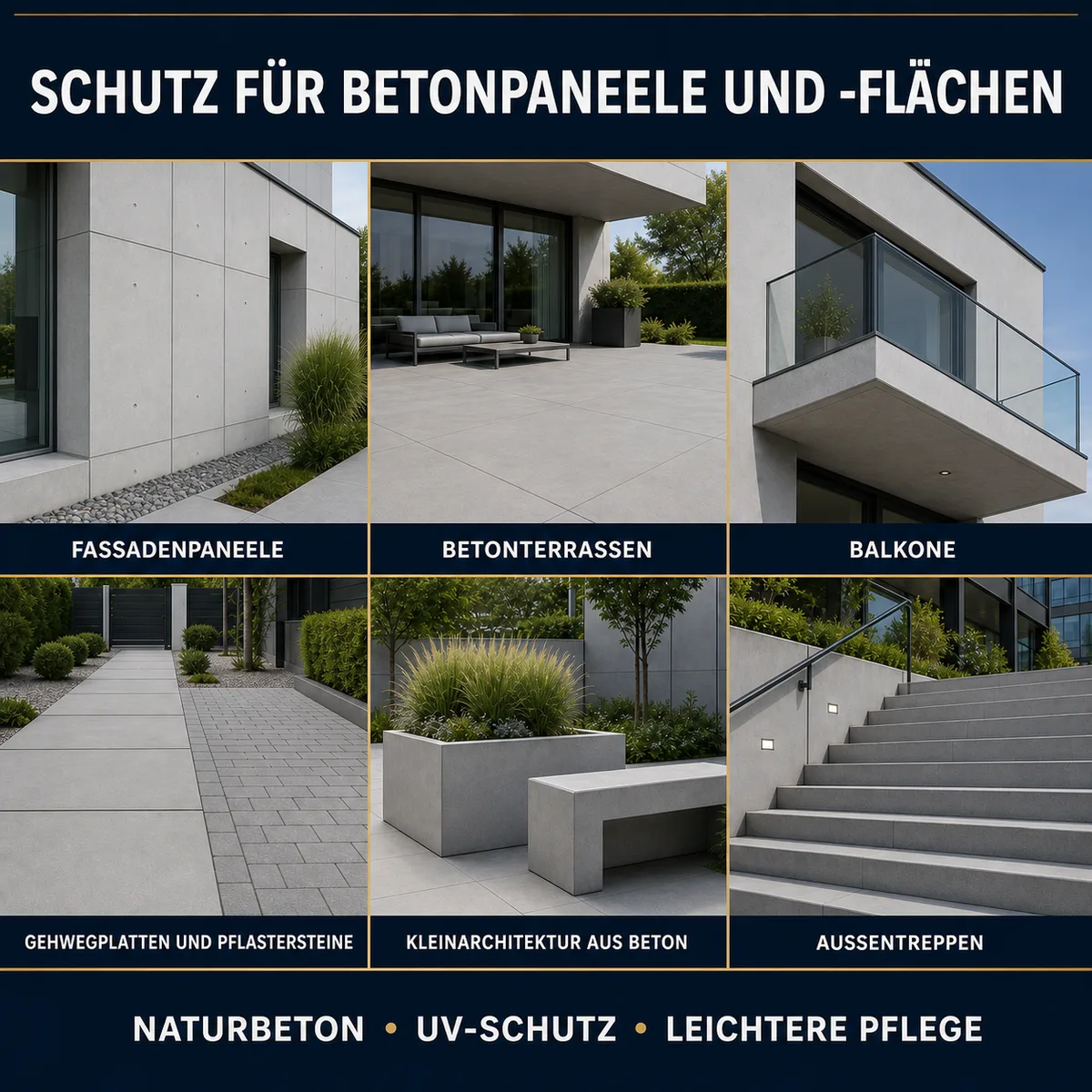 ESANDOL pro line Schutzschicht Betonpaneele