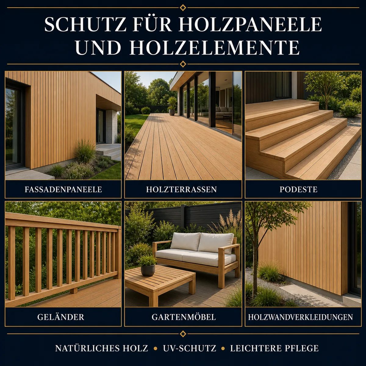 ESANDOL pro line Schutzbelag Holzpaneele