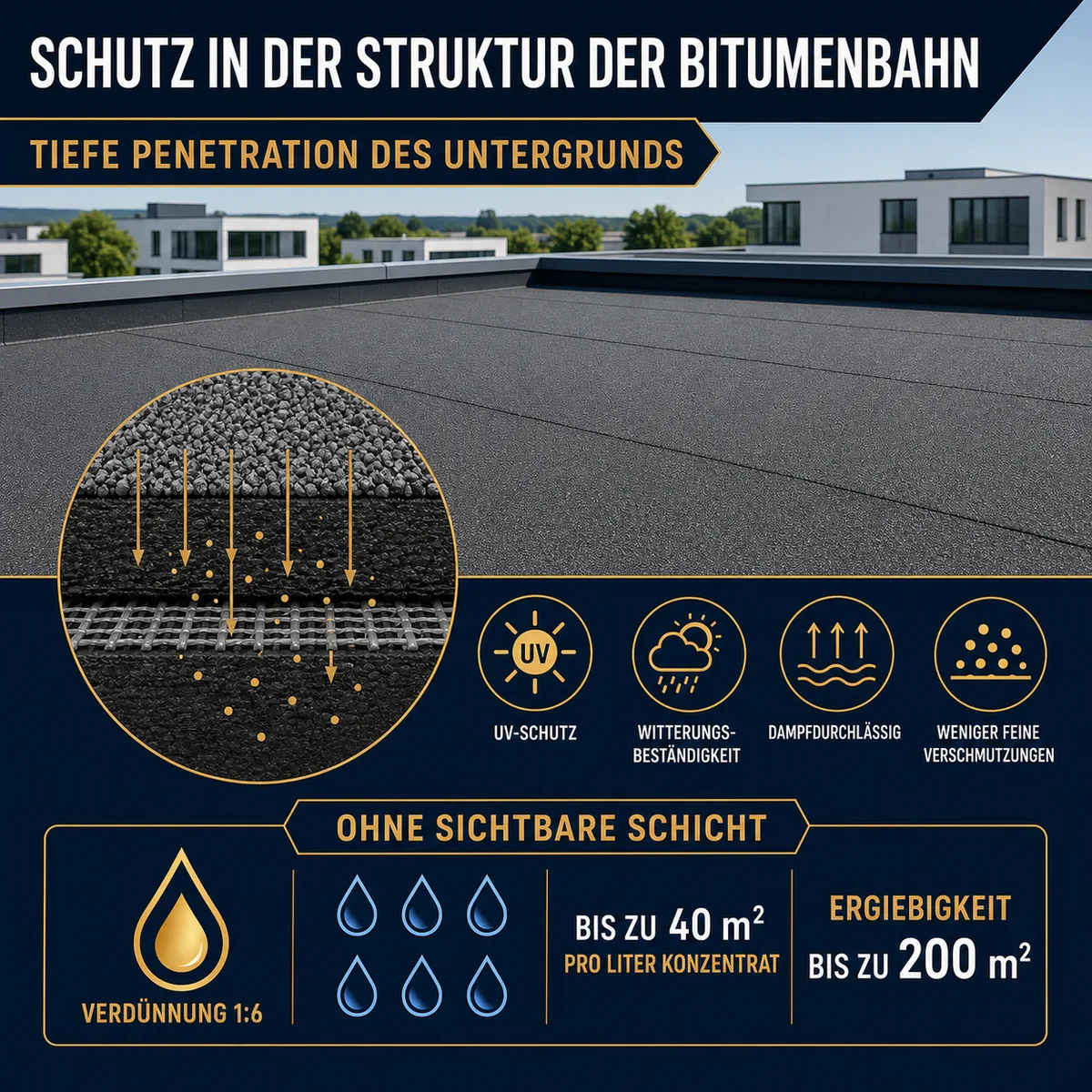 ESANDOL pro line Schutzanstrich Bitumenbahn