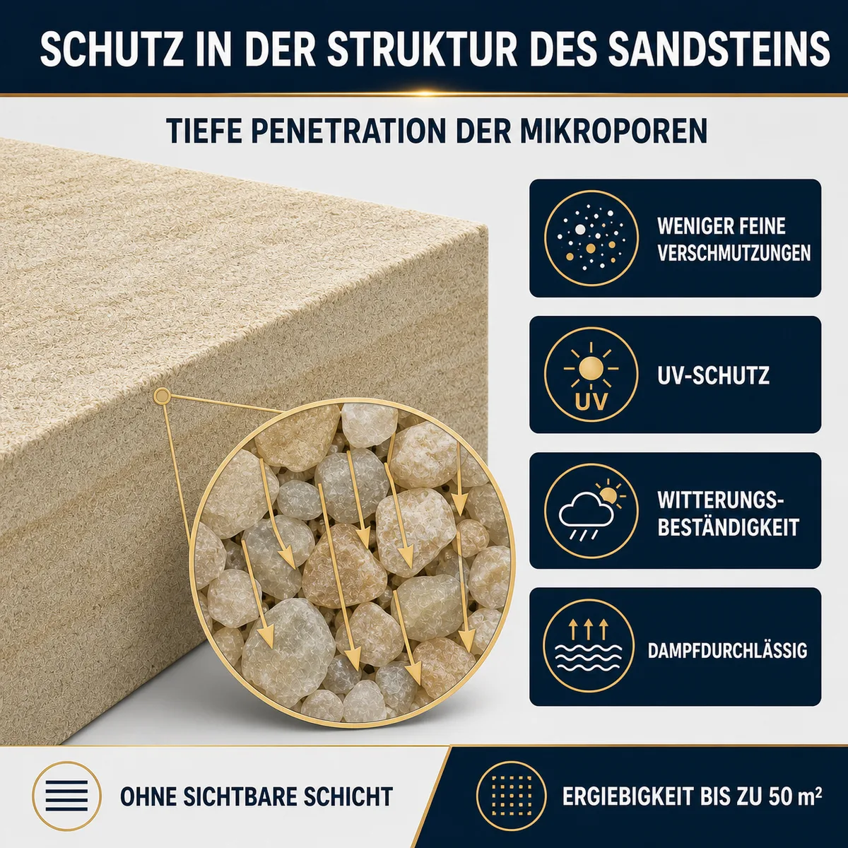ESANDOL pro line Schutzanstrich Sandstein