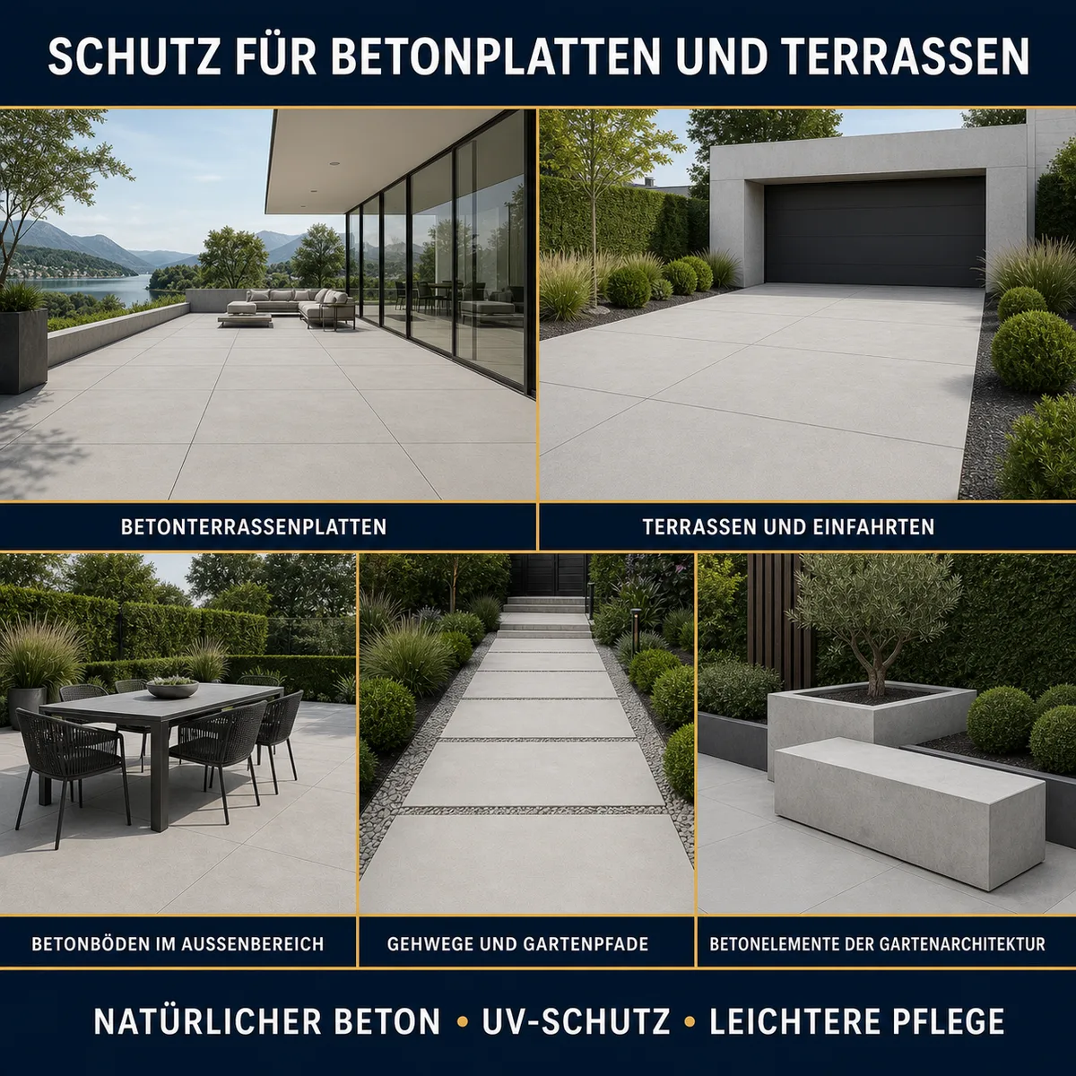 ESANDOL pro line Schutzanstrich Betonterrassenplatten