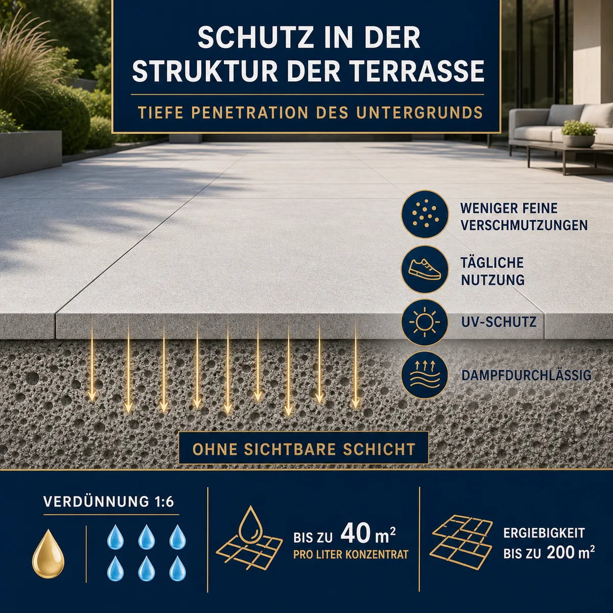 ESANDOL pro line Schutzanstrich Terrasse