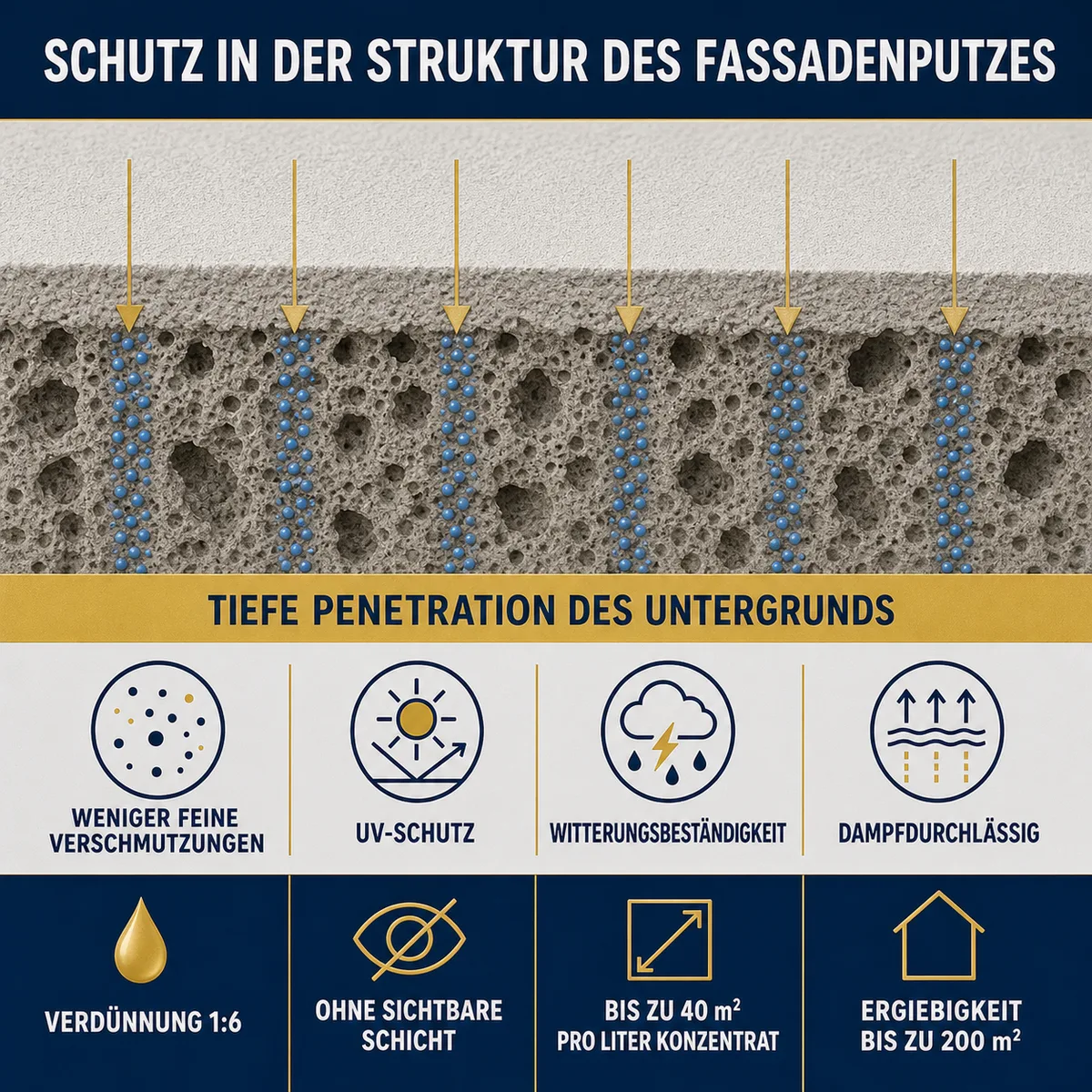 ESANDOL pro line Schutzanstrich Fassadenputz
