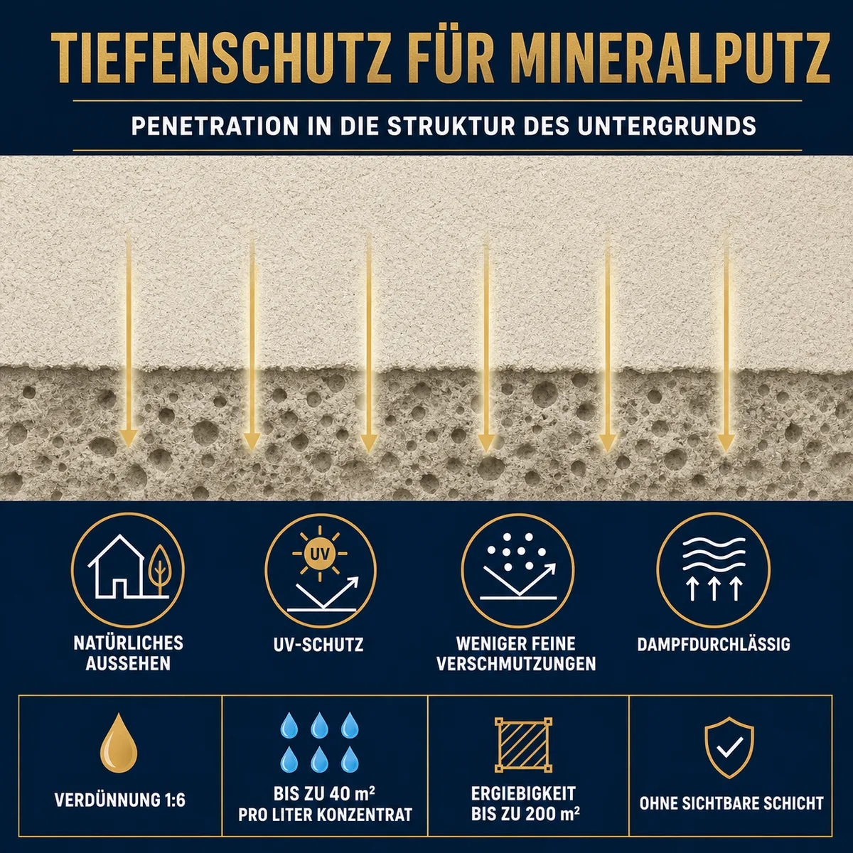 ESANDOL pro line Schutzanstrich Mineralputz