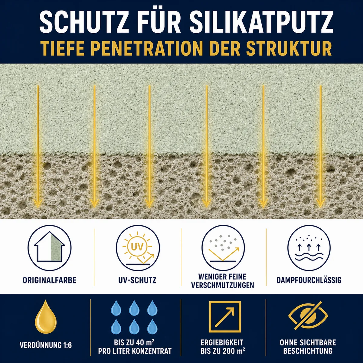 ESANDOL pro line Schutzanstrich Silikatputz