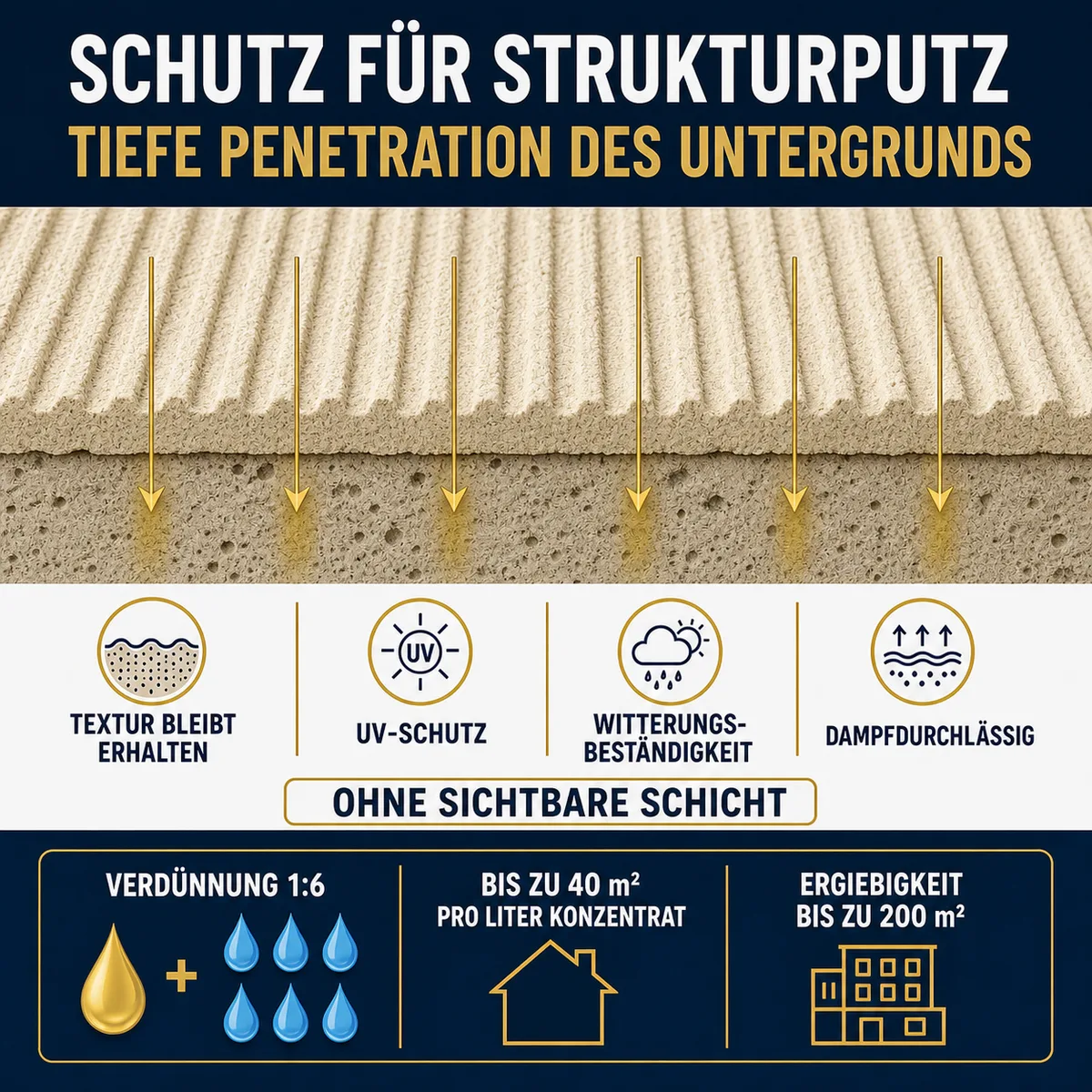 ESANDOL pro line Schutzanstrich Strukturputz