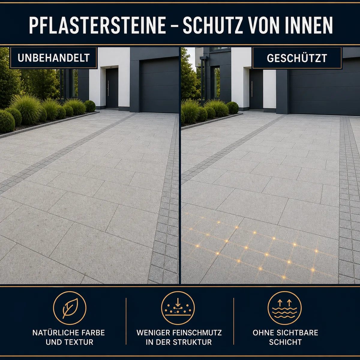 ESANDOL pro line Polymerbeschichtung Pflasterstein
