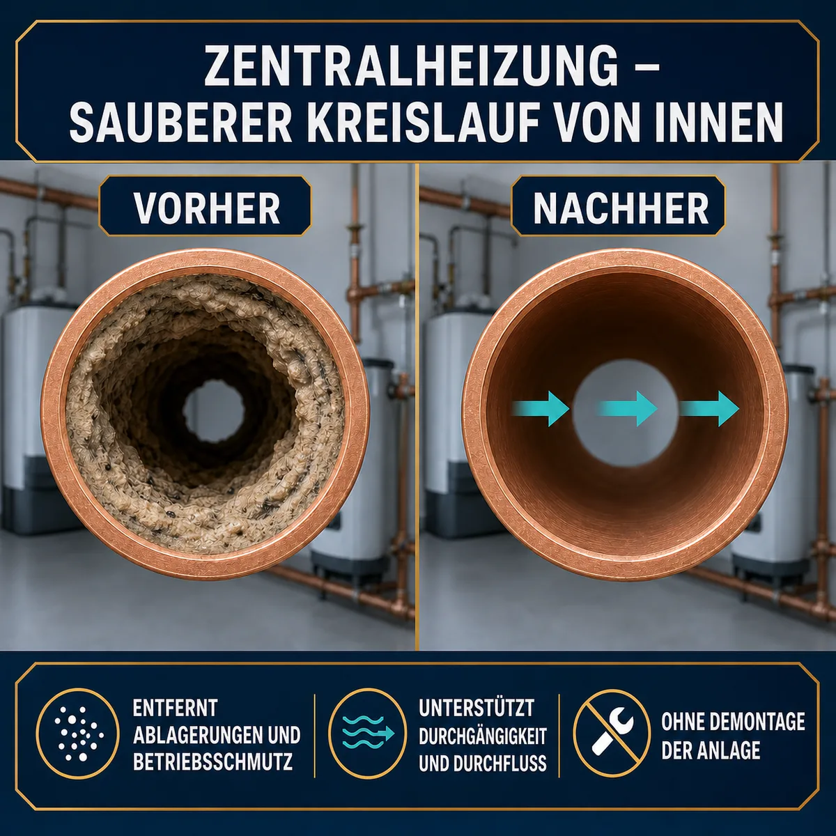 ESANDOL pro line Reinigungspräparat Zentralheizungsanlagen