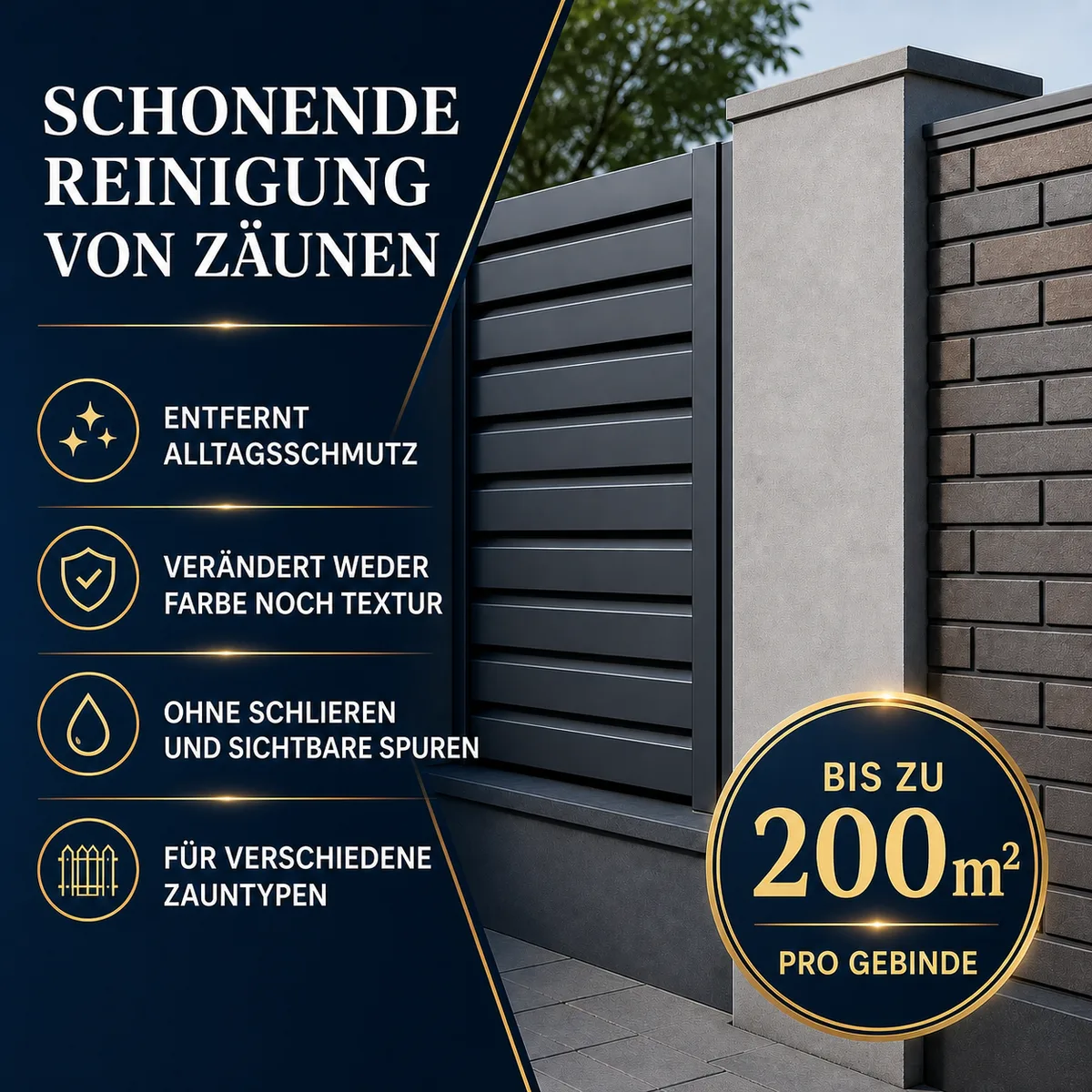 ESANDOL pro line Reinigungspräparat Zaun