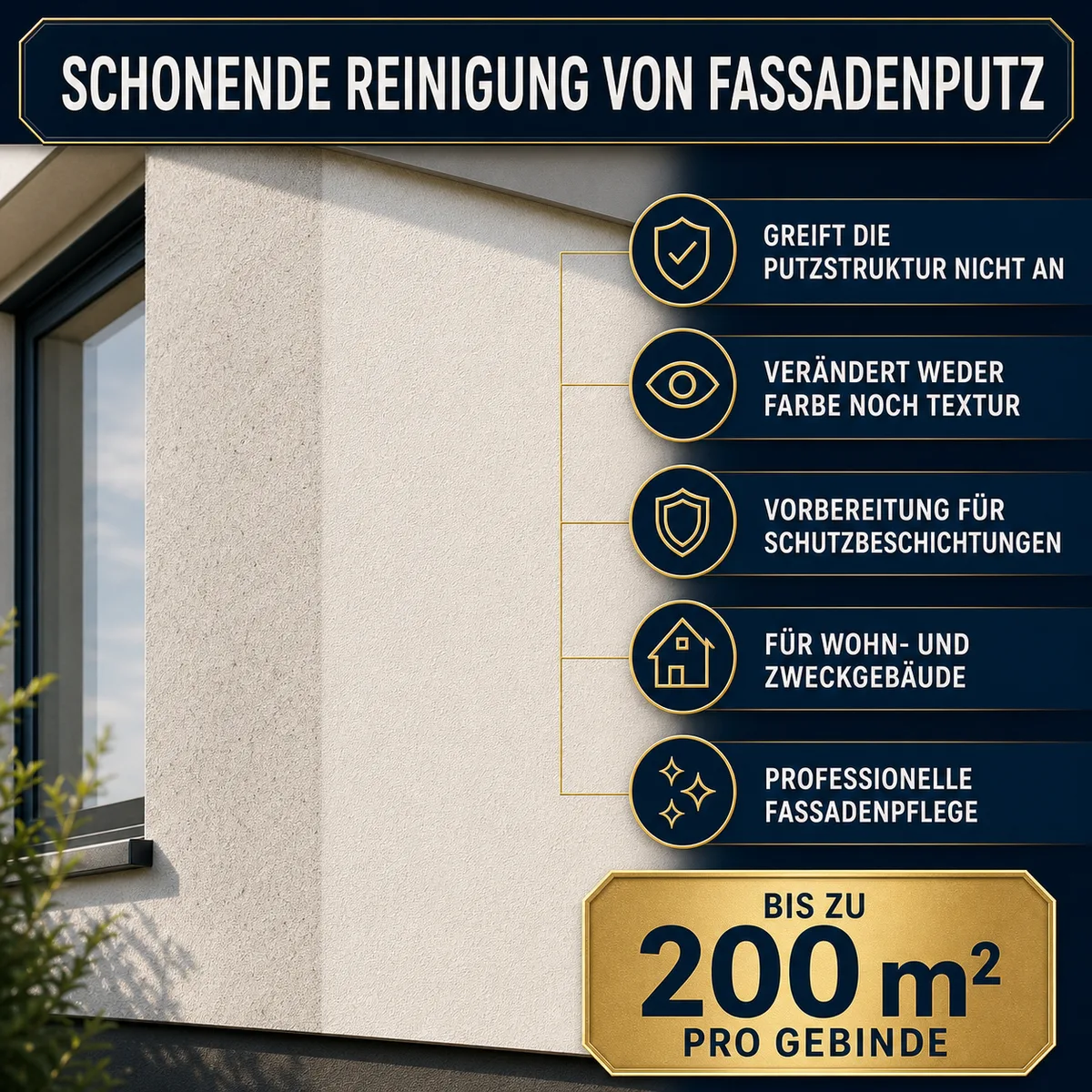 ESANDOL pro line Reinigungspräparat Fassadenputz