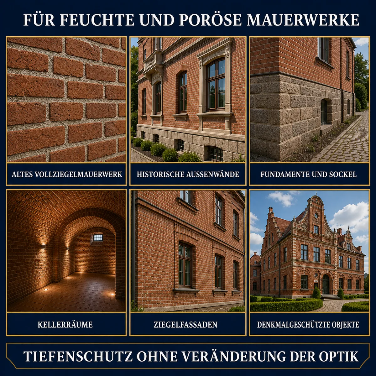 ESANDOL pro line Absorptionspräparat Injektionen altes Mauerwerk