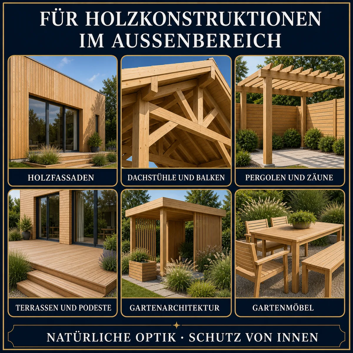 ESANDOL pro Polymerbeschichtung Holzkonstruktionen