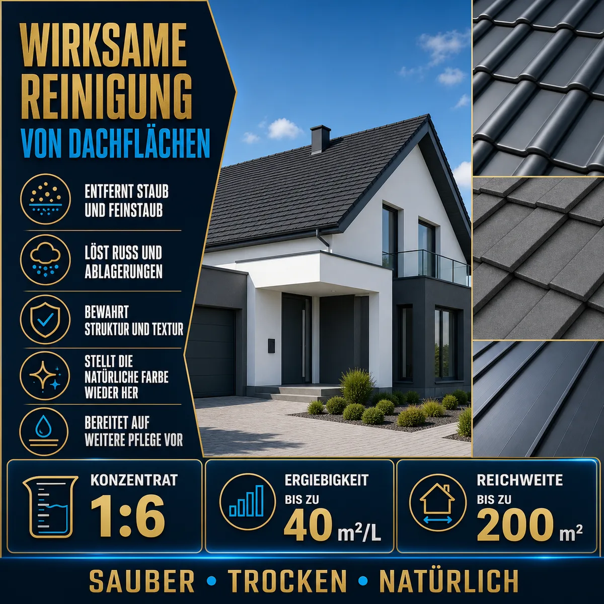 HYDROPROX Reinigung Dach