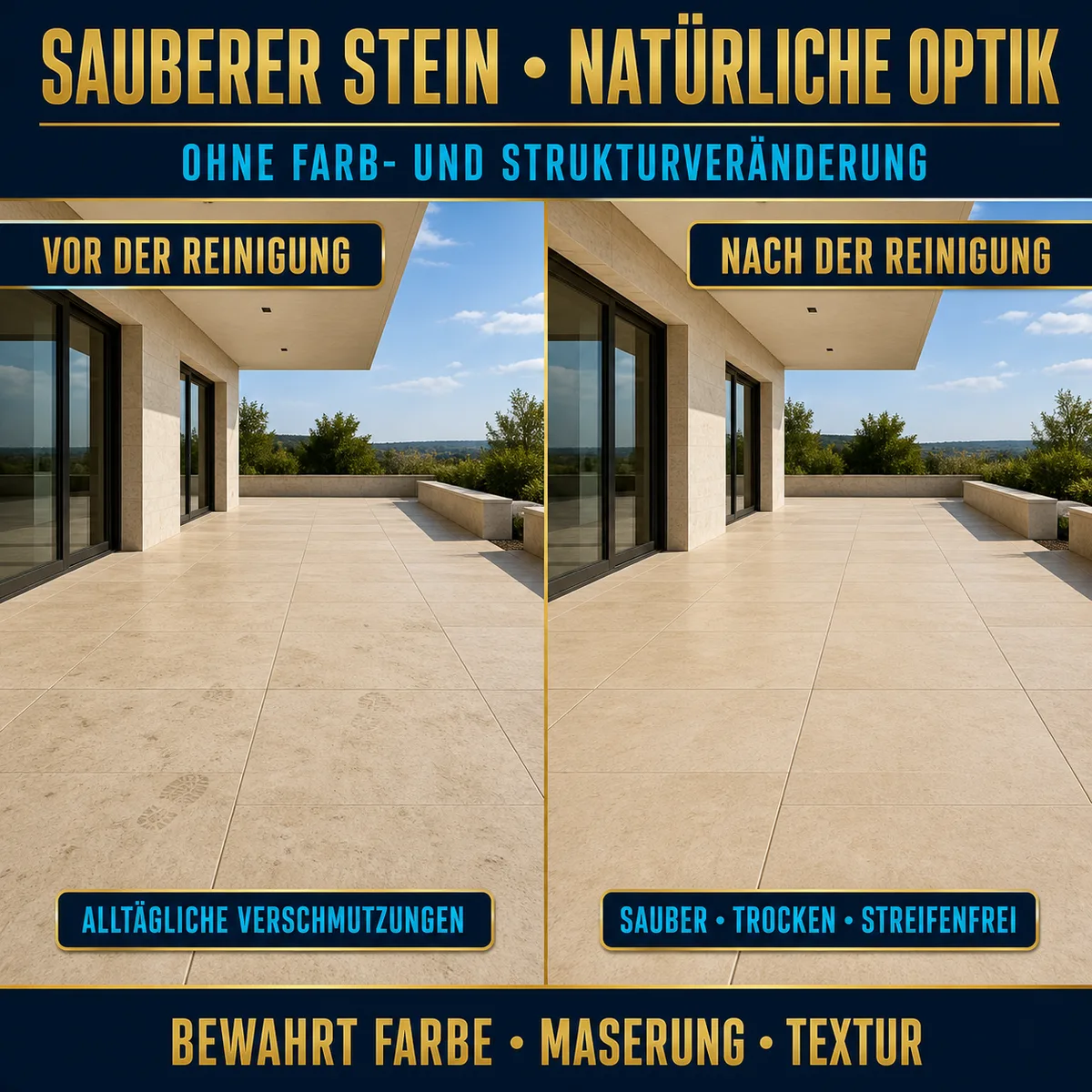 HYDROPROX Reinigung Stein