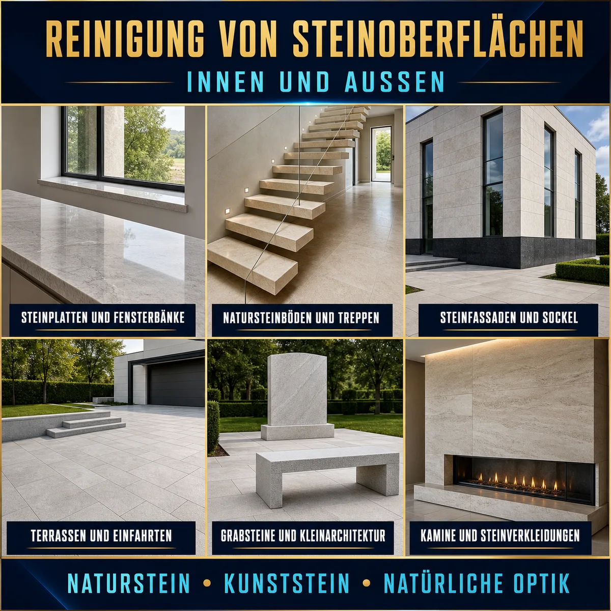 HYDROPROX Reinigung Stein