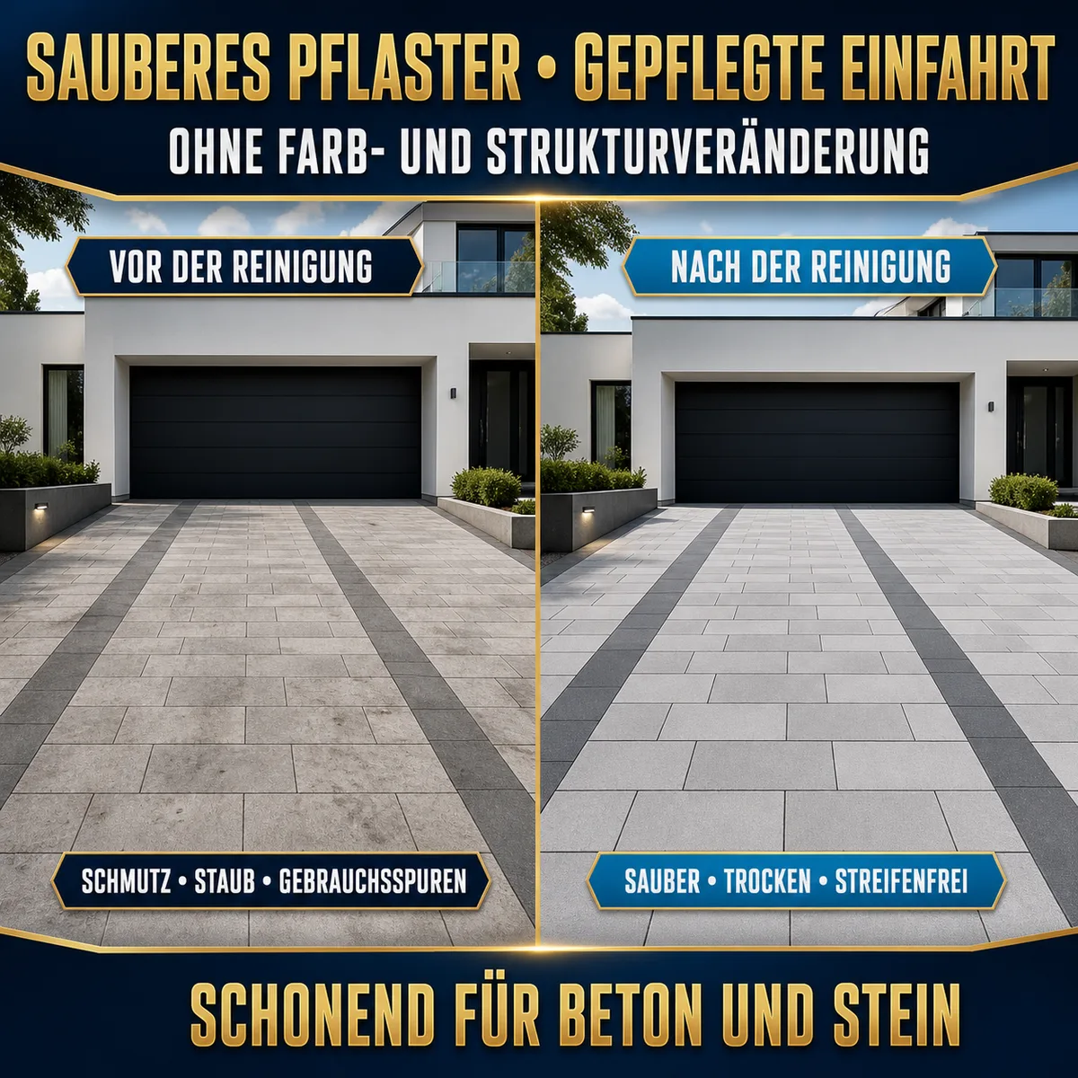 HYDROPROX Reinigung Pflasterstein