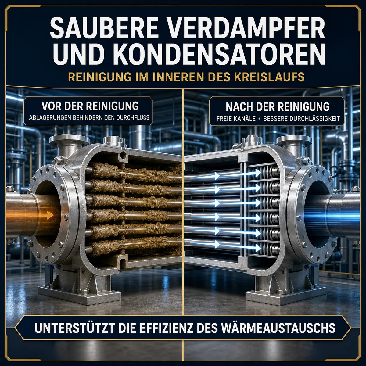 HYDROPROX Reinigung Verdampfer und Kondensator