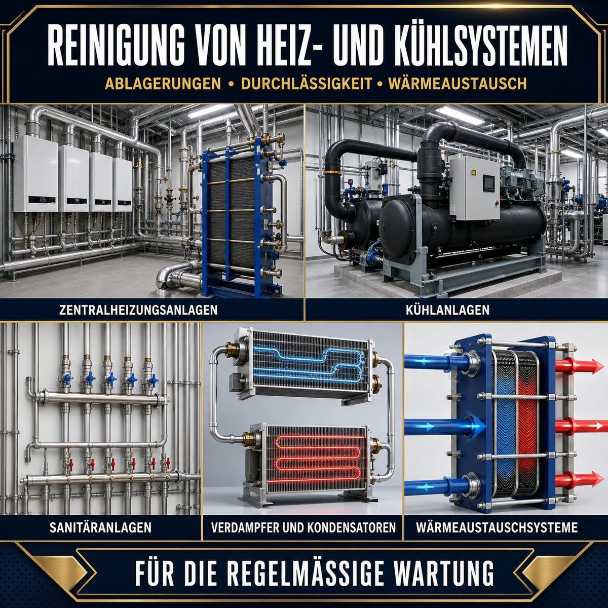 HYDROPROX Reinigung Verdampfer und Kondensator