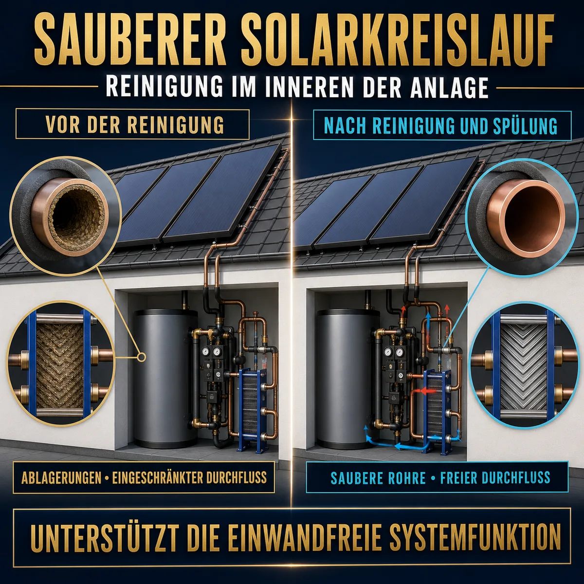 HYDROPROX Reinigung Solarsysteme