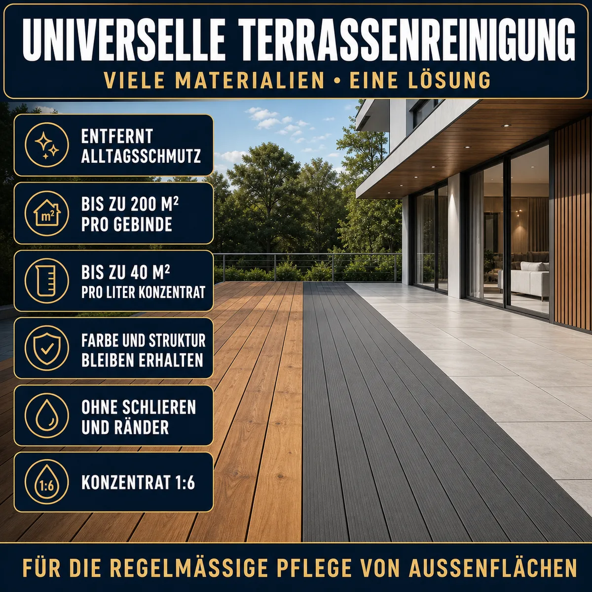 HYDROPROX Reinigung Terrasse