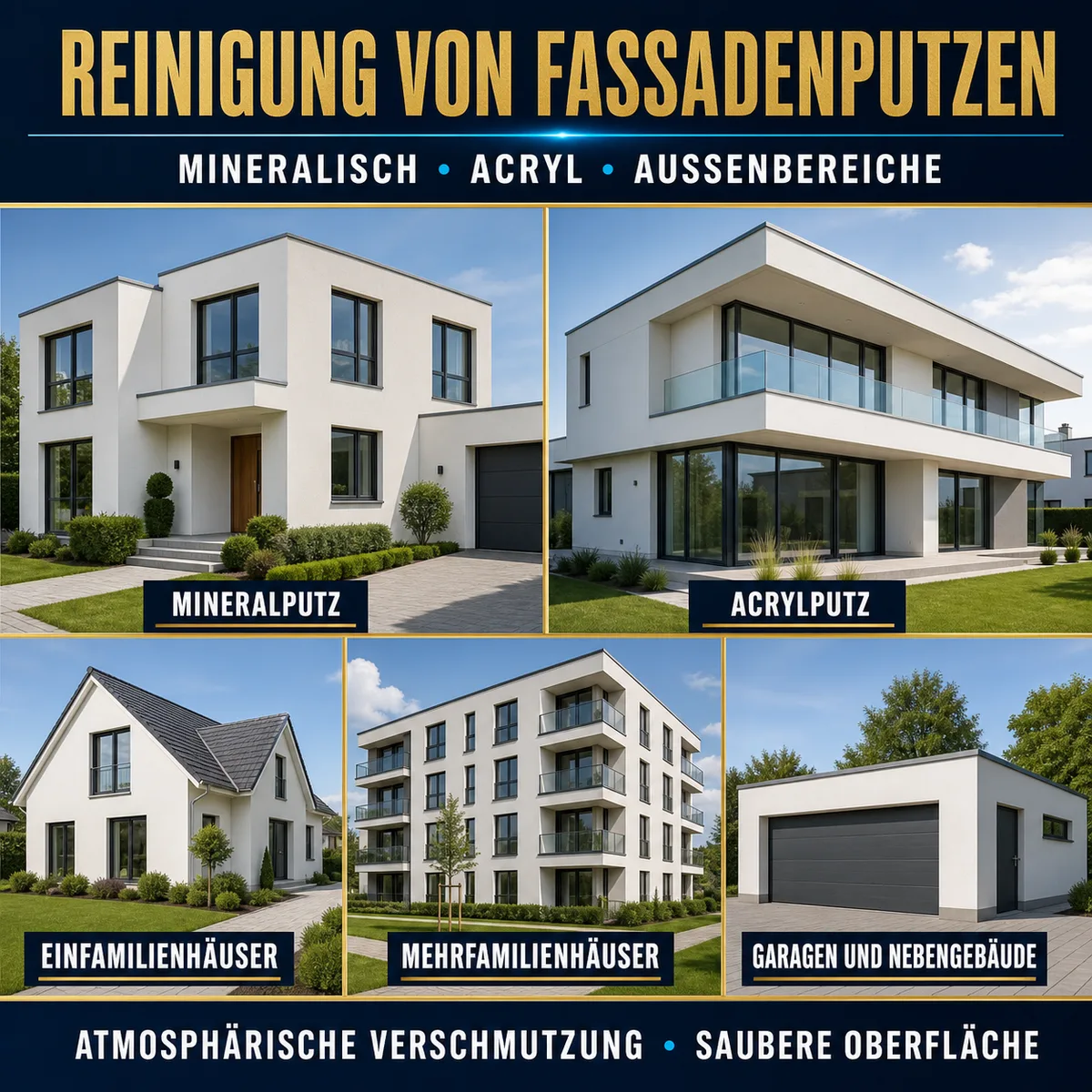 HYDROPROX Reinigung Fassadenputz