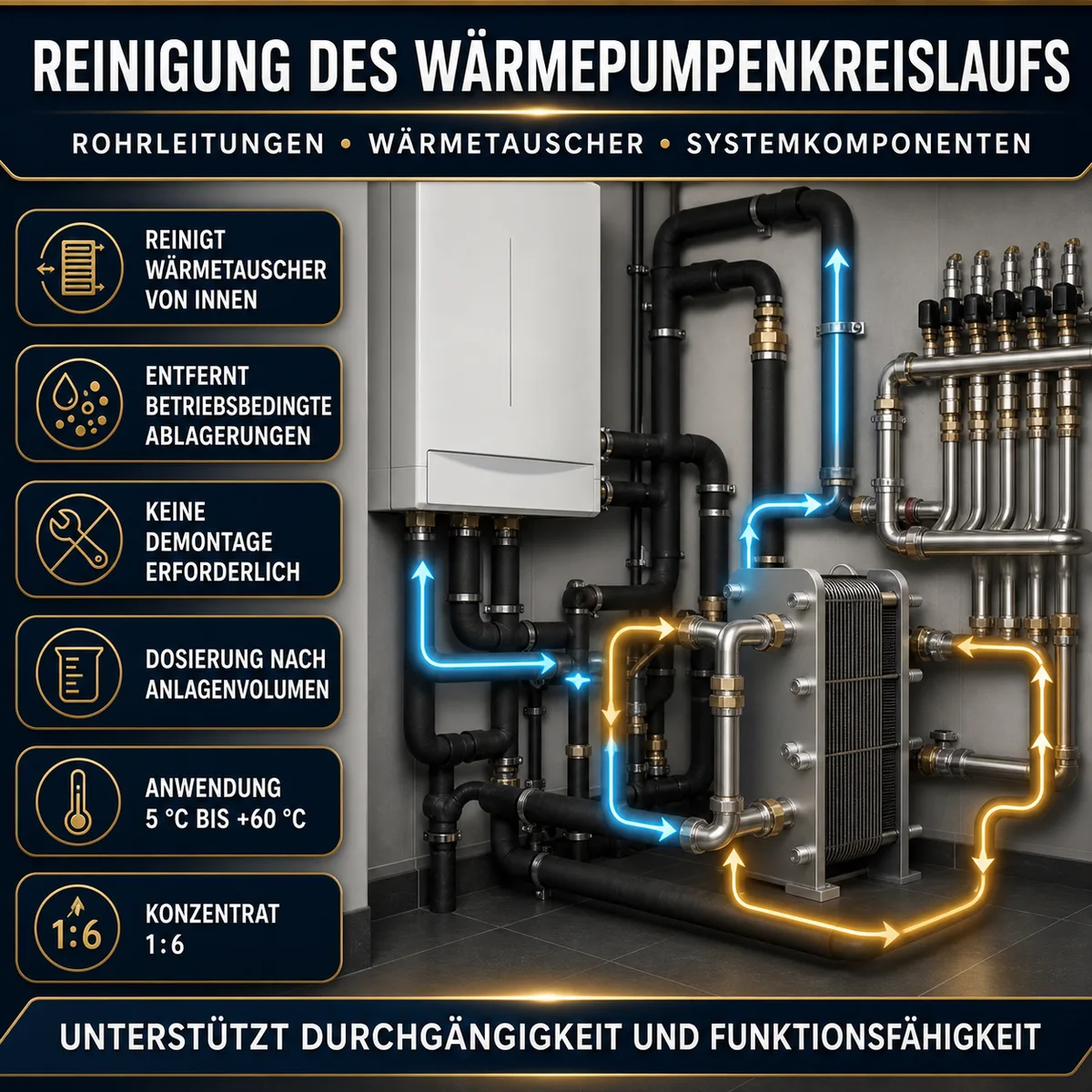 HYDROPROX Reinigung Wärmepumpenwärmetauscher