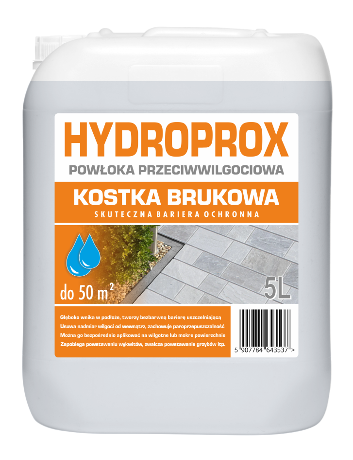 HYDROPROX Feuchtigkeitsschutzimprägnierung Pflasterstein