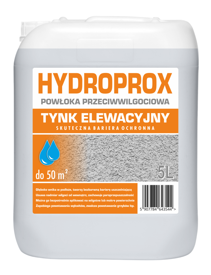 HYDROPROX Feuchtigkeitsschutzimprägnierung Fassadenputz