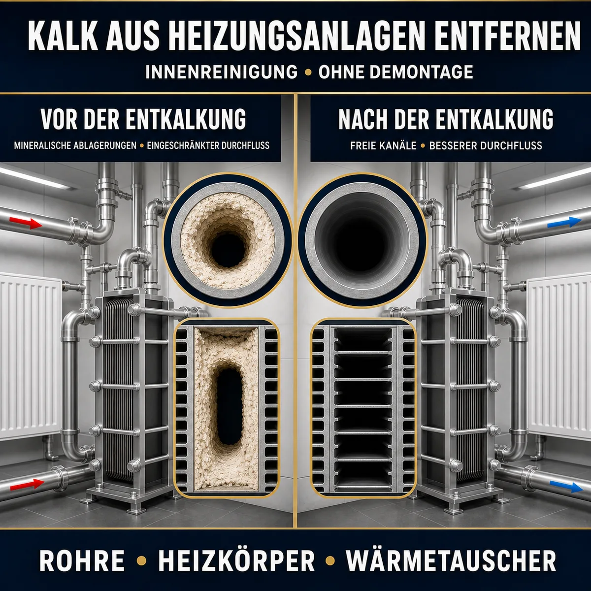 HYDROPROX Kesselsteinentferner Heizung
