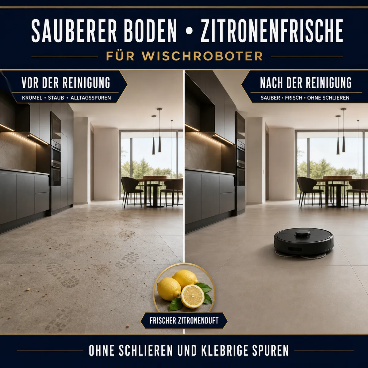 HYDROPROX Reinigungsmittel für Wischroboter – mit Zitronenduft