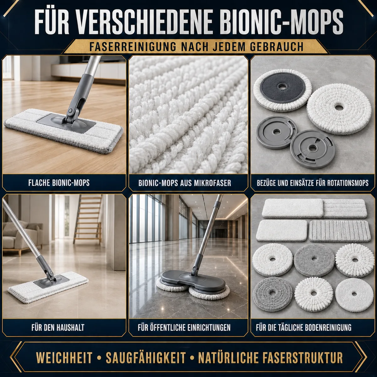 HYDROPROX Reinigungsflüssigkeit für bionische Wischmopps