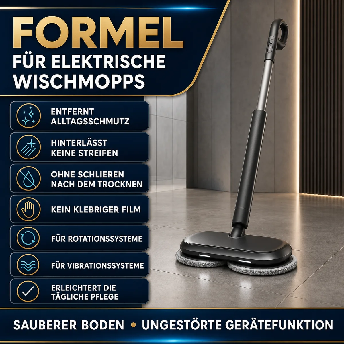 HYDROPROX Reinigungsflüssigkeit für elektrische Wischmopps