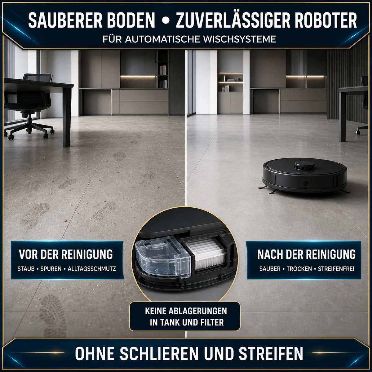 HYDROPROX Reinigungsflüssigkeit für Wischroboter
