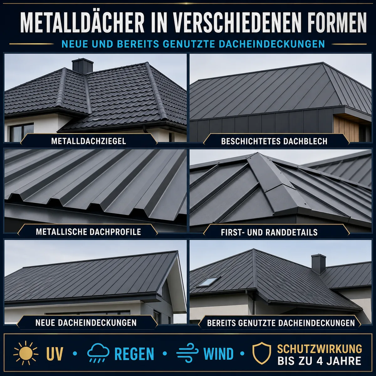 HYDROPROX Schutzschicht Metalldachziegel