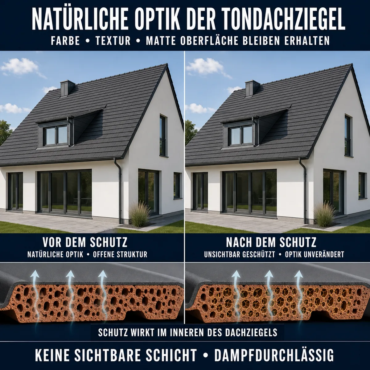HYDROPROX Schutzschicht Dachziegel Keramik