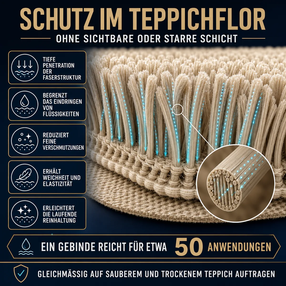 HYDROPROX Schutzschicht Teppich