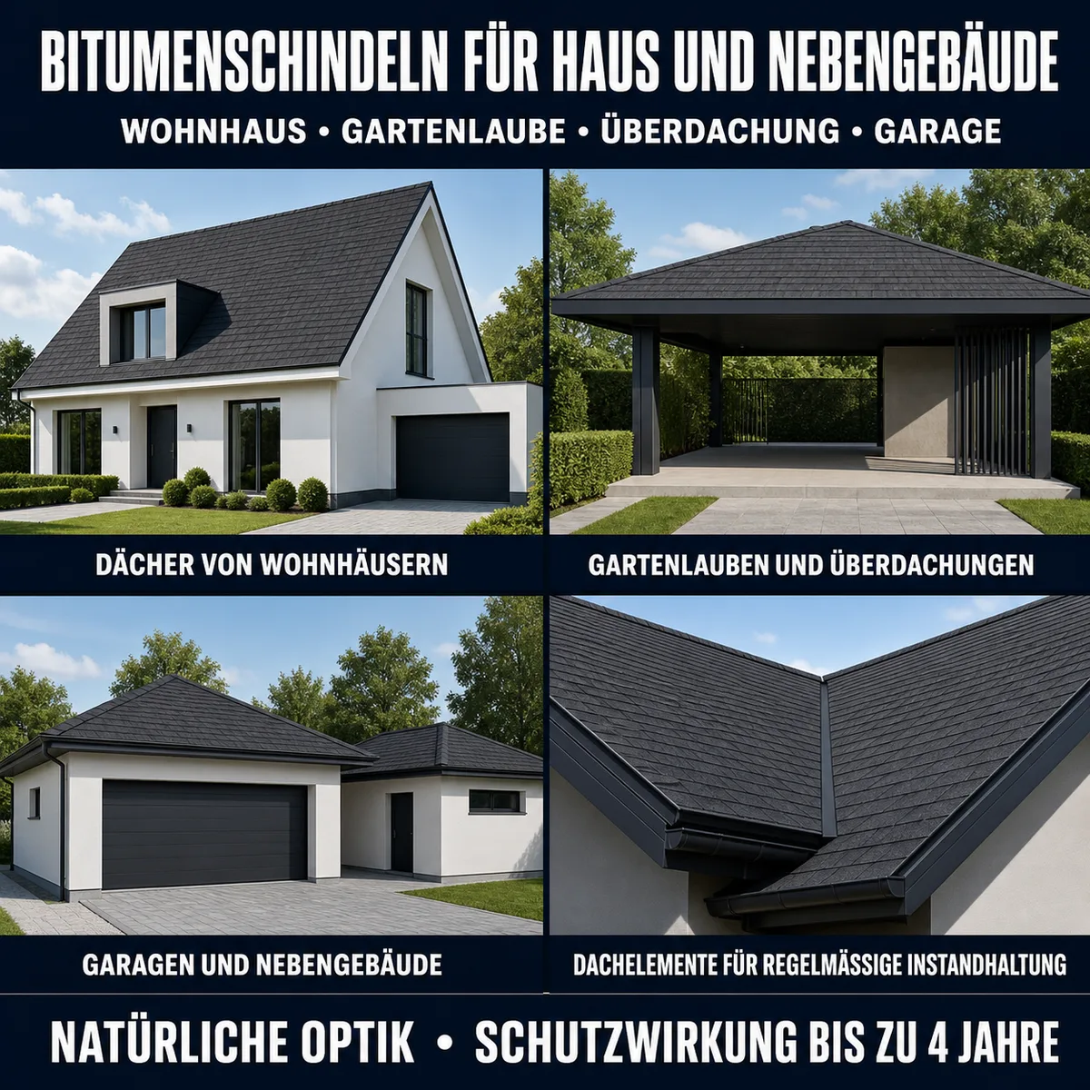 HYDROPROX Schutzschicht Bitumenschindel